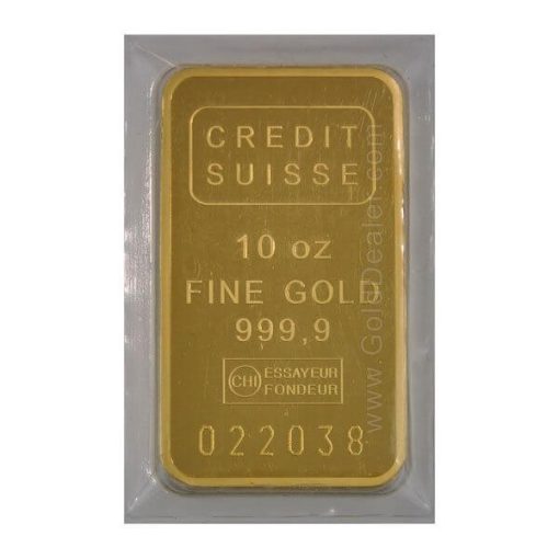 Credit Suisse Gold Bar 10 oz